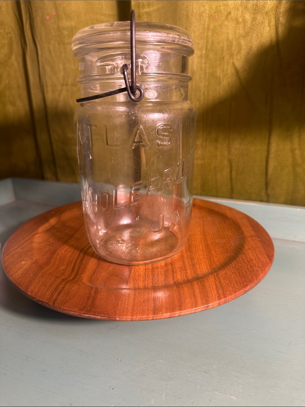 Atlas whole fruit jar